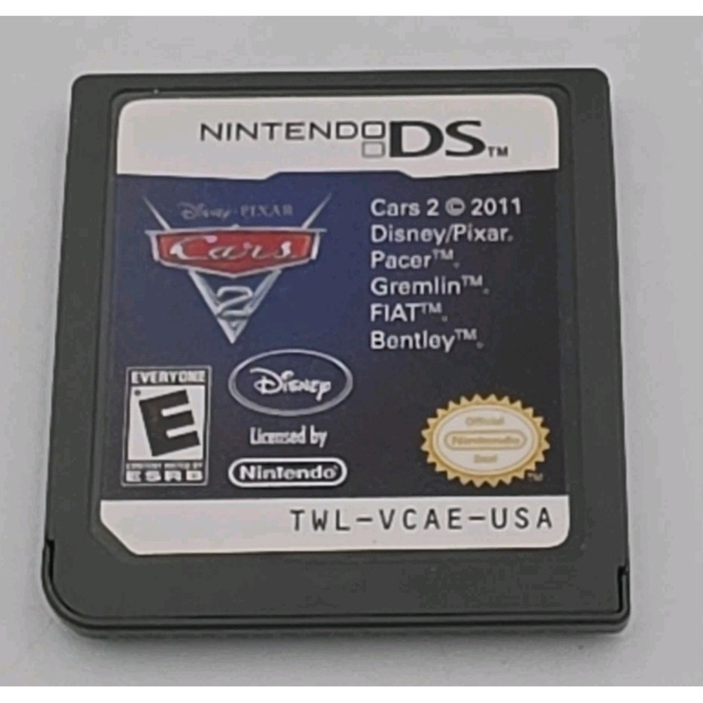 Nintendo DS Disney Pixar Cars 2 Authentic Tested & Working Official NDS 2011